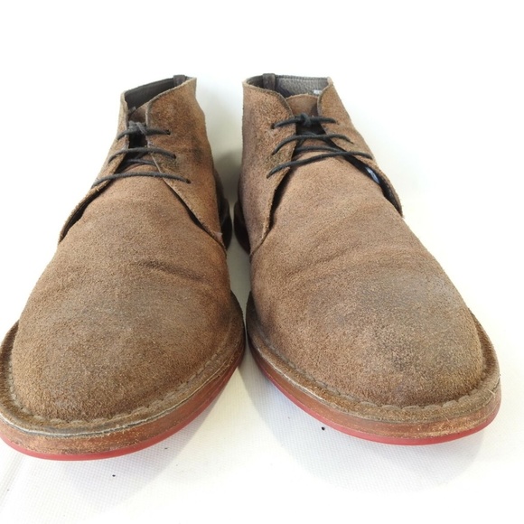 Cole Haan Size 13 M Brown Suede Chukka Mens R3D17 main image 5